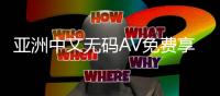 亚洲中文无码AV免费享用